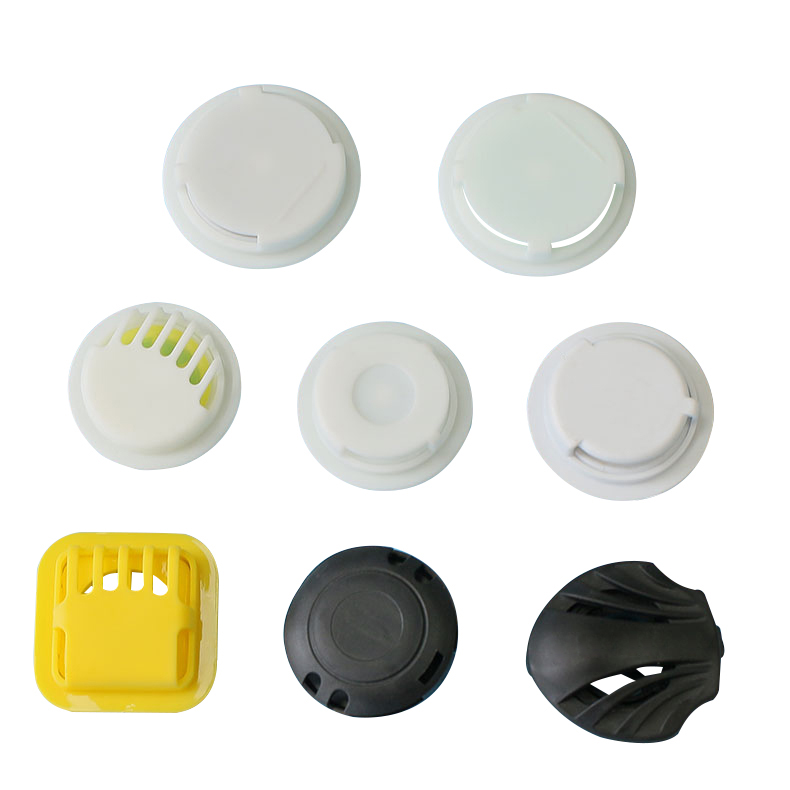 kn95 mask breathing valve accessories black white PP material waterproof breathable valve one-way plastic exhaust valve