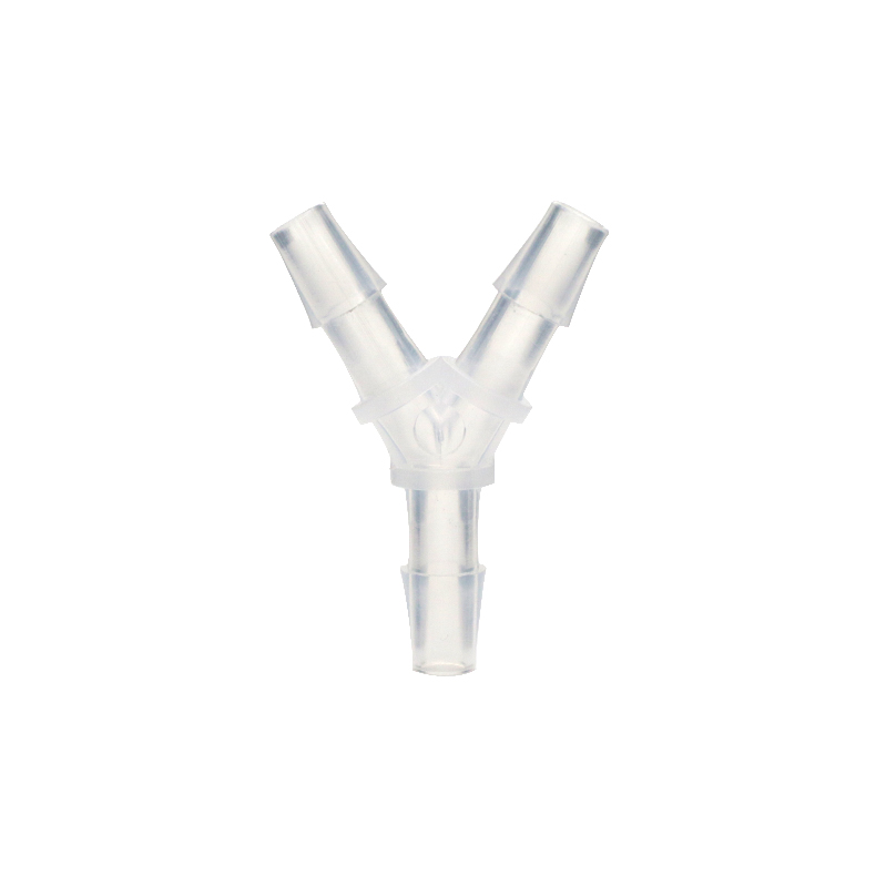 Y Type White PP Y Shape Easy Assembly UV Ink Printer Hose Connector Fluid Dispenser Hose Barb Fitting Joint