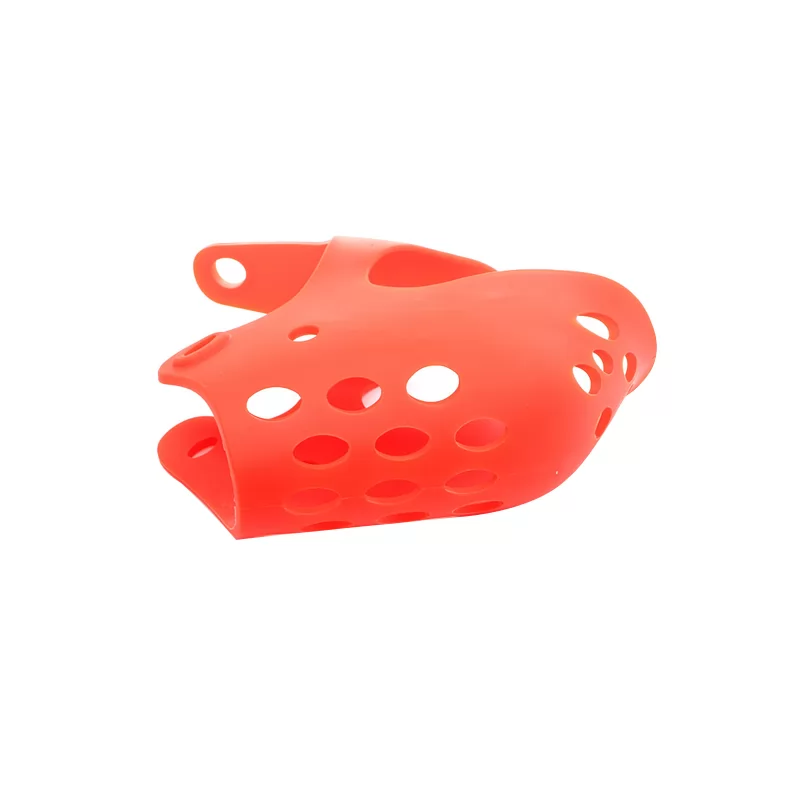 Red Rubber Dog Head Cover Dog Mask Dog Head Mask Canine Headgear Dog Face Mask