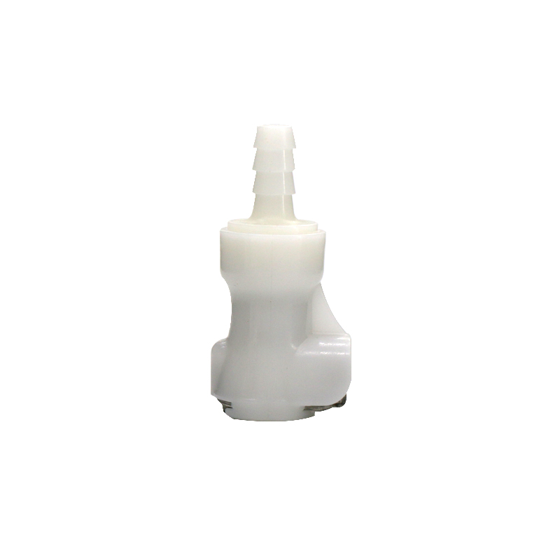 Plastic Tube in-line Hose Barb Quick Release Coupling Quick disconnect insert Coupler Shut-Off Valved in Quick Connector Female Connect Fittings 